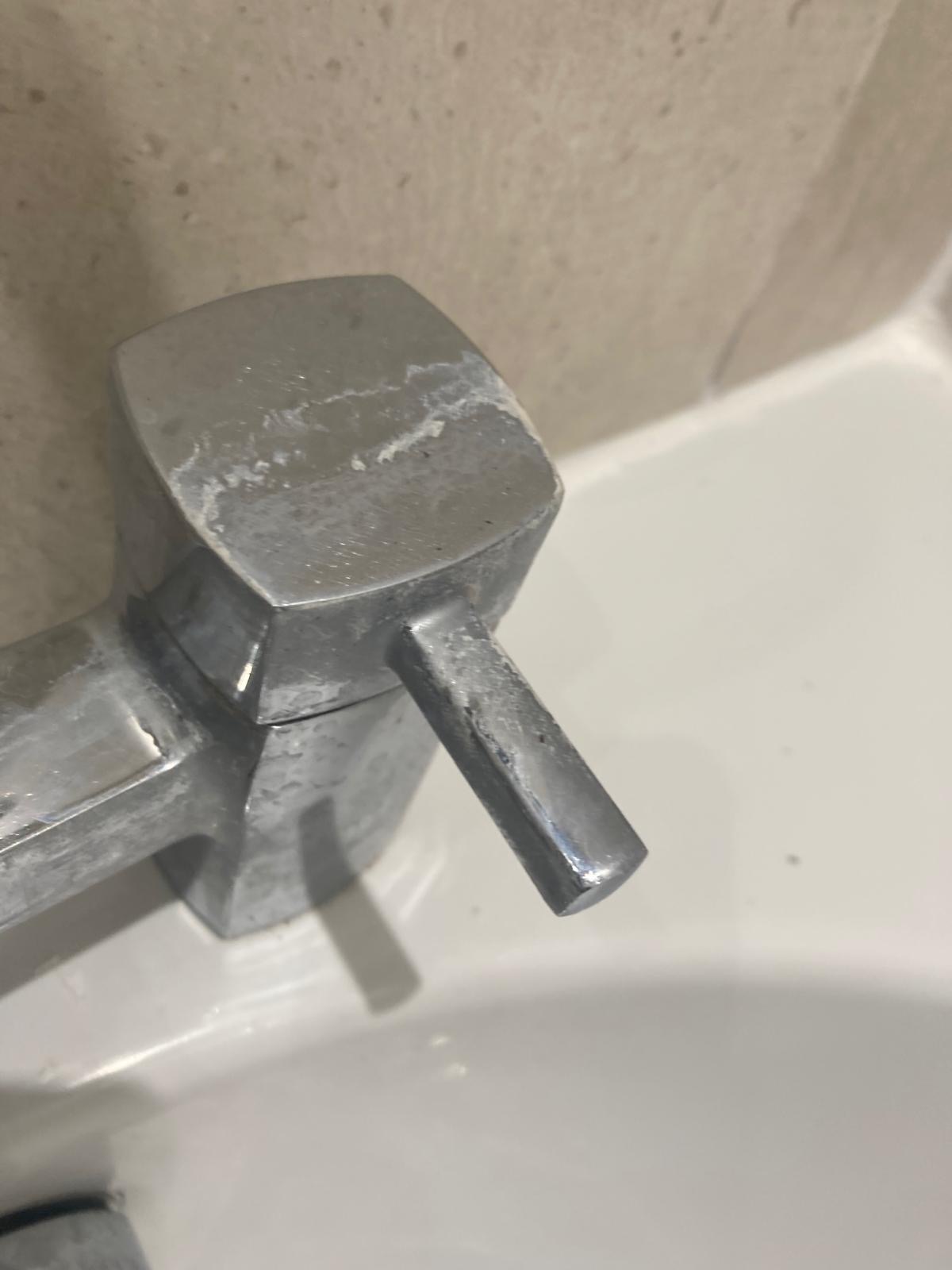Close-up of polished tap and sink after professional clean in Portsmouth