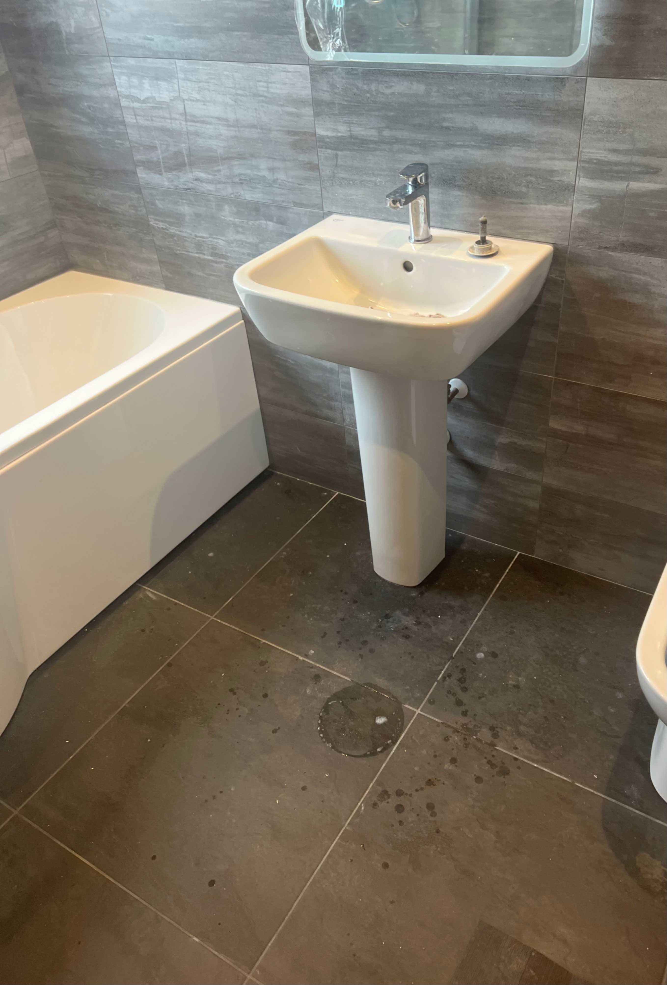 Eco-friendly bathroom cleaning products used by Serene Cleaning