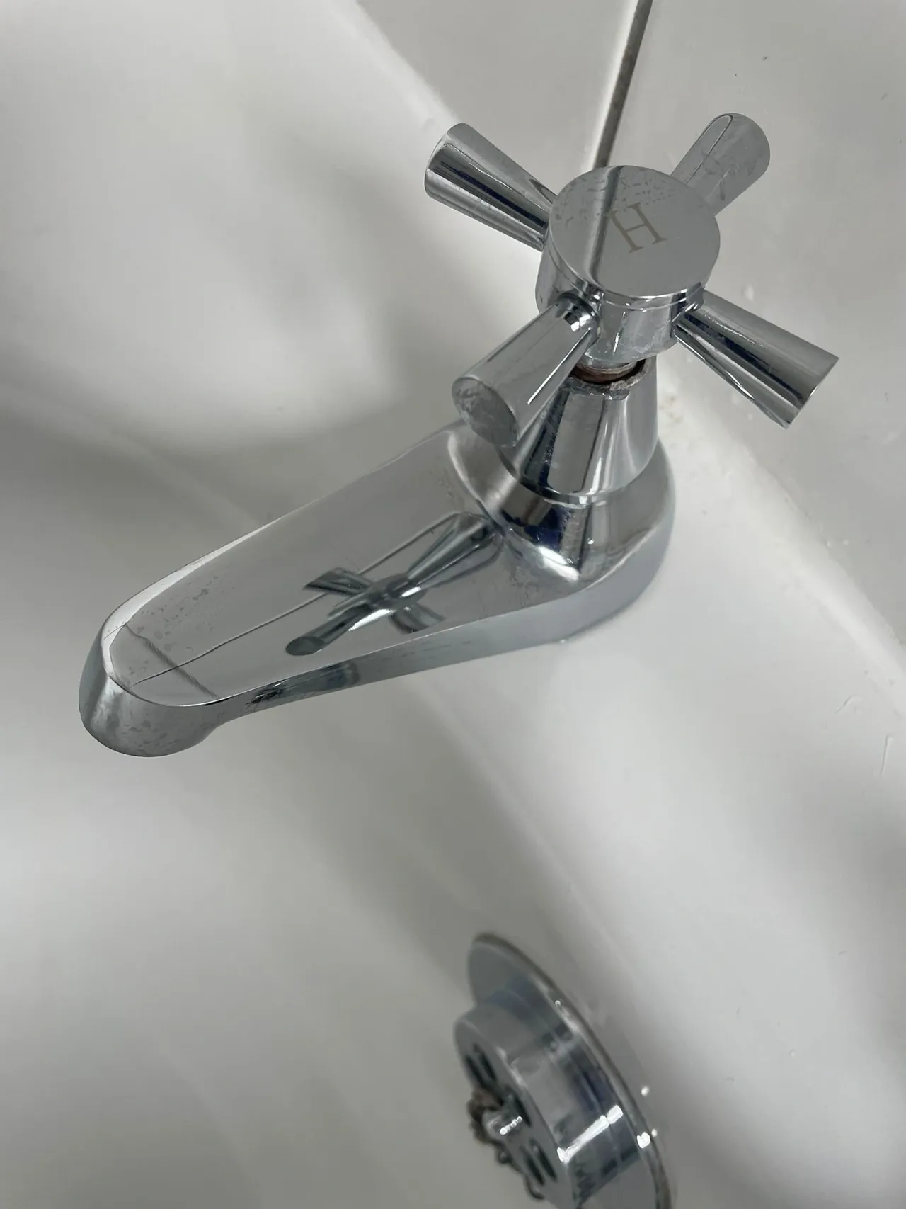 Freshly sanitised bathroom after deep clean